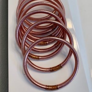 Budhagirl All Weather Bangles Rose Gold